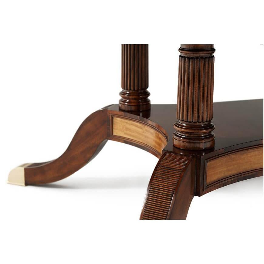 Regency Mahogany Extension Dining Table For Sale 2