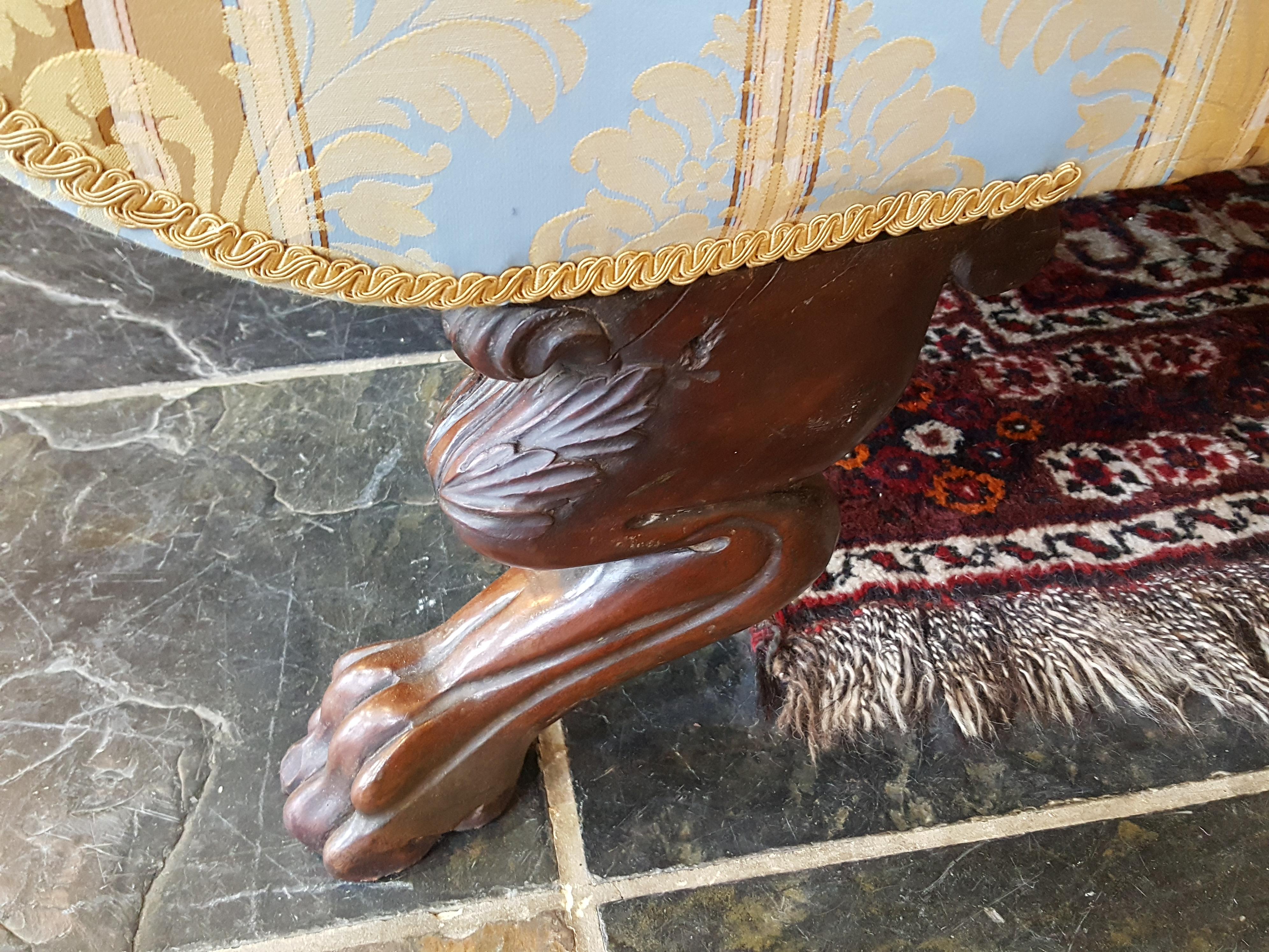 Regency Mahogany Framed Sofa 1