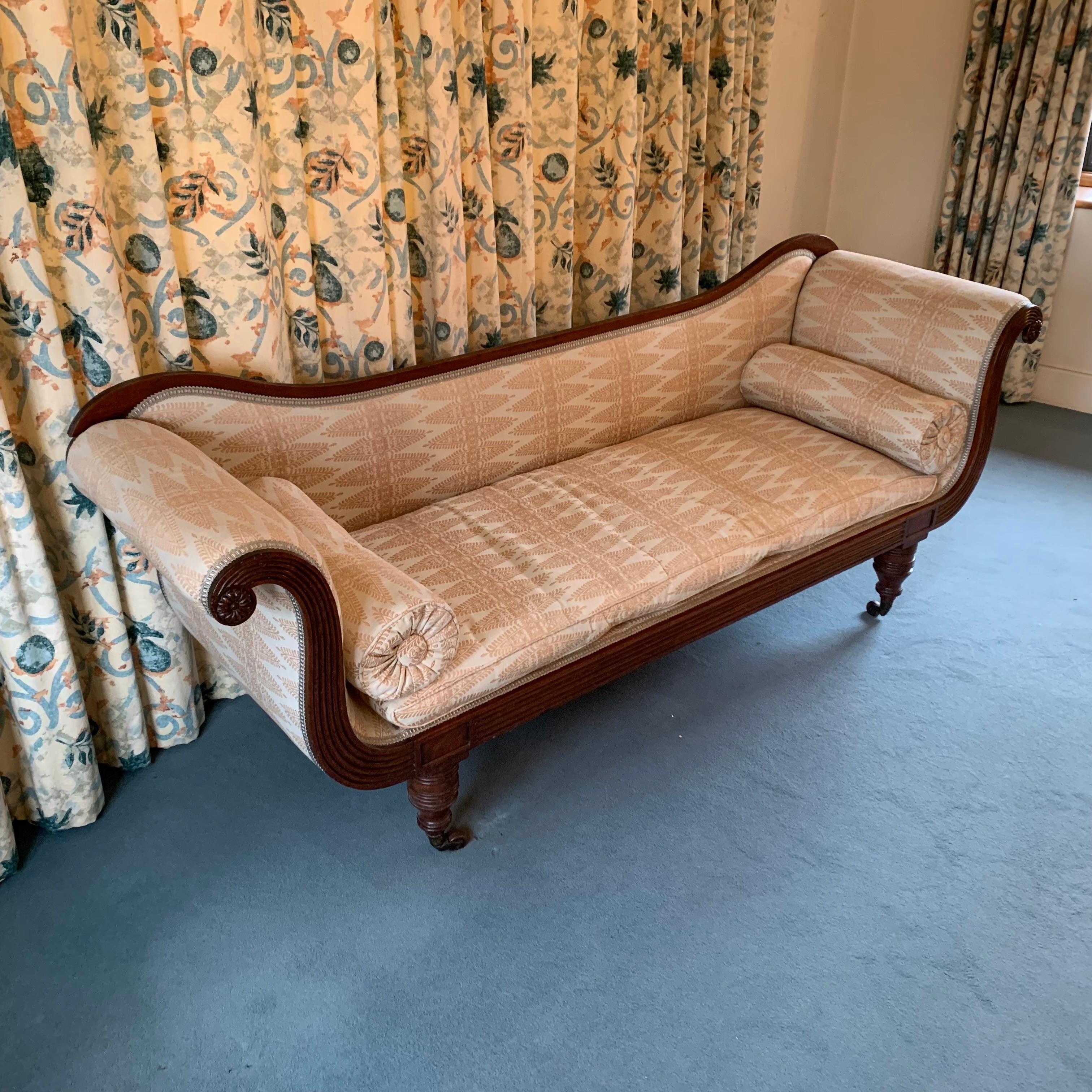 Regency Mahogany Framed Sofa/Settee In Fair Condition In Folkestone, GB