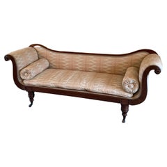 Gerahmtes Mahagoni-Sofa/settee im Regency-Stil