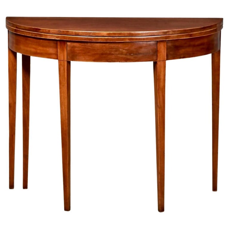 III Mahogany Games or Card Table For Sale at 1stDibs