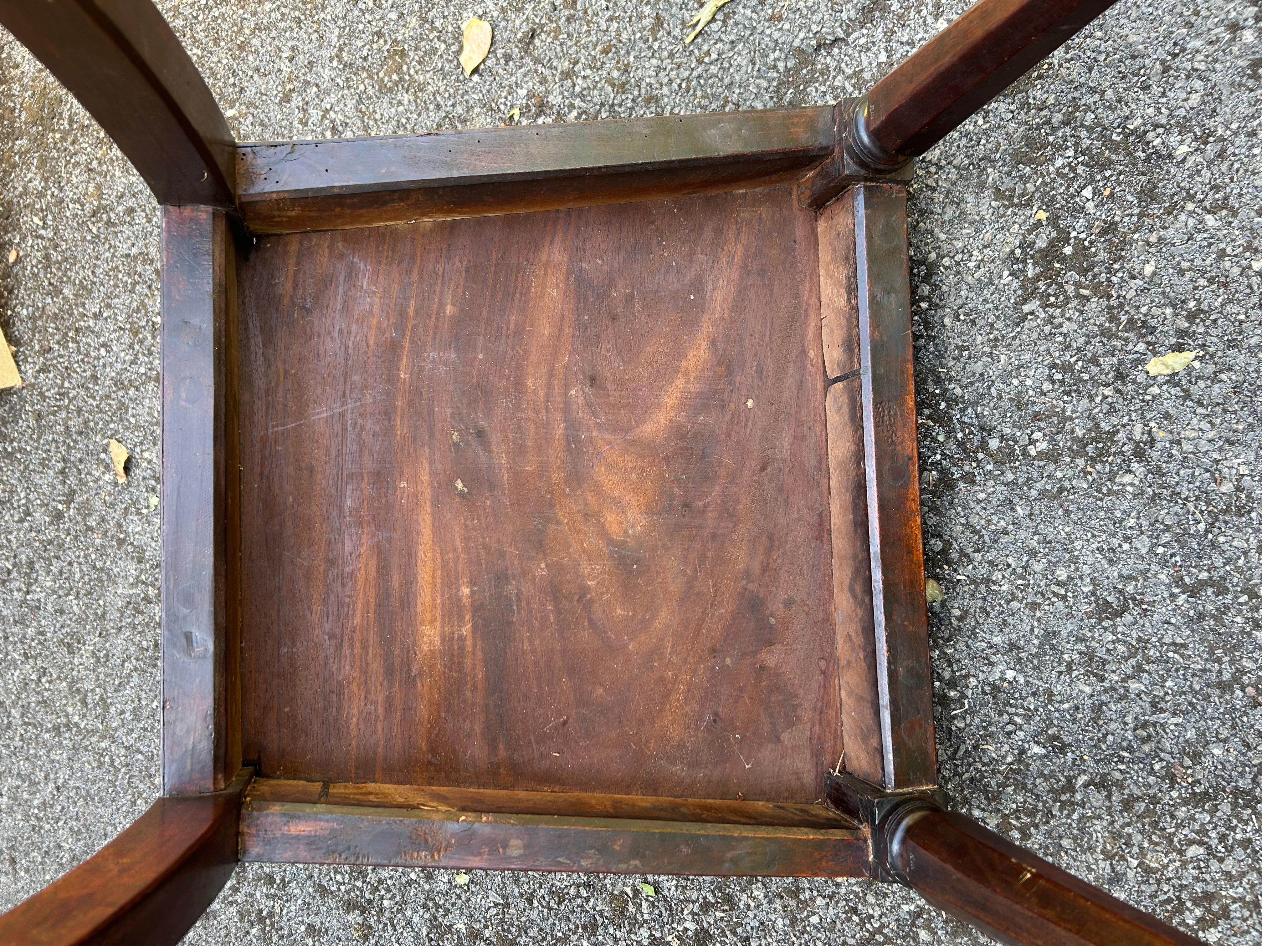 Acajou Regency Mahogany Hall Chair by Gillows en vente