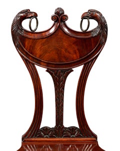 Regency Mahogany Hall Chairs