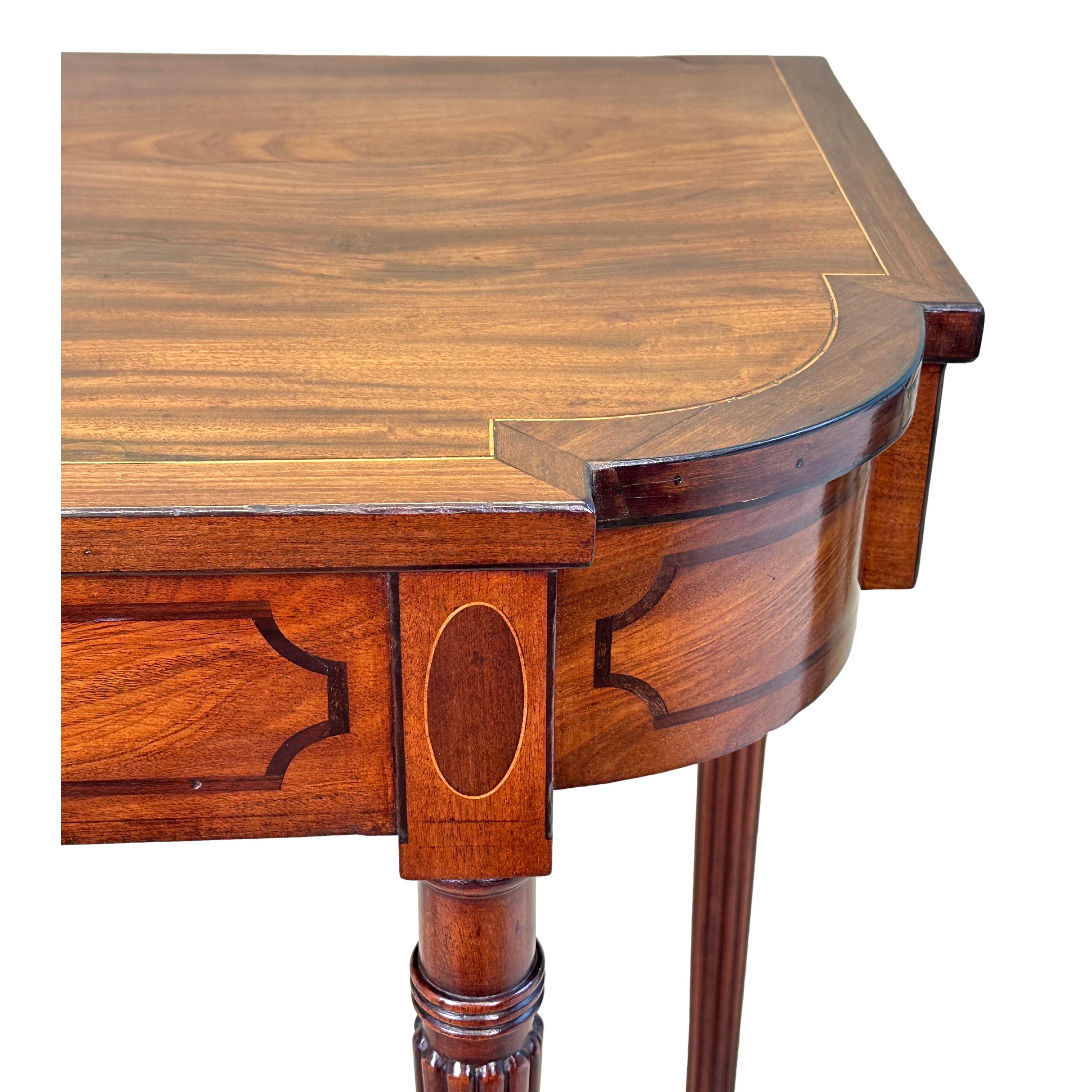 Regency Mahogany Hall Console Table In Good Condition For Sale In Bedfordshire, GB