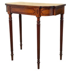Regency Mahogany Hall Console Table
