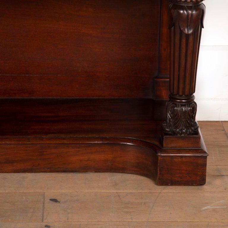 Regency Mahogany Hall Table For Sale at 1stDibs