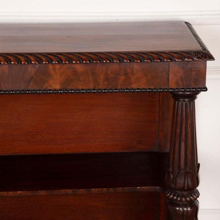 Regency Mahogany Hall Table For Sale at 1stDibs
