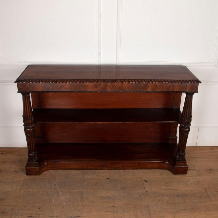 Regency Mahogany Hall Table For Sale at 1stDibs