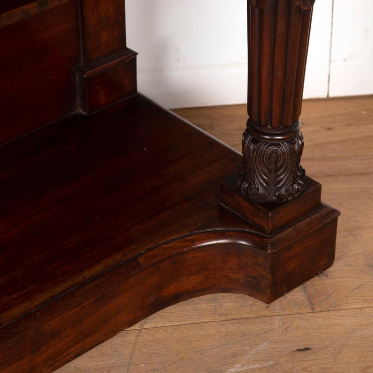 Regency Mahogany Hall Table For Sale at 1stDibs