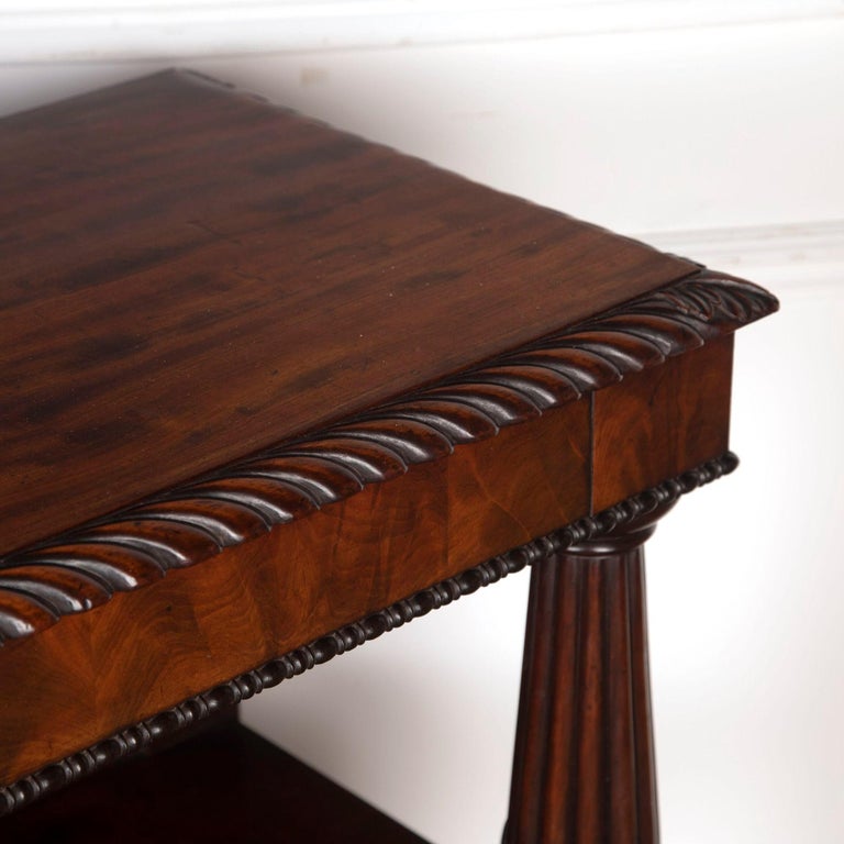 Regency Mahogany Hall Table For Sale at 1stDibs