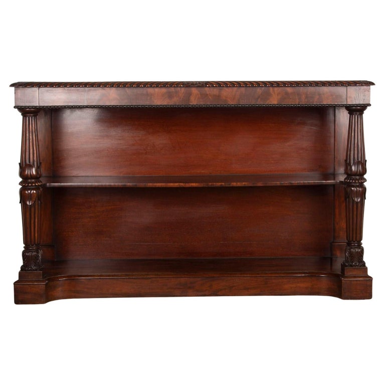 Regency Mahogany Hall Table For Sale at 1stDibs