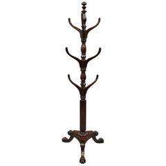 Regency Mahogany Hat and Coat Hall Stand