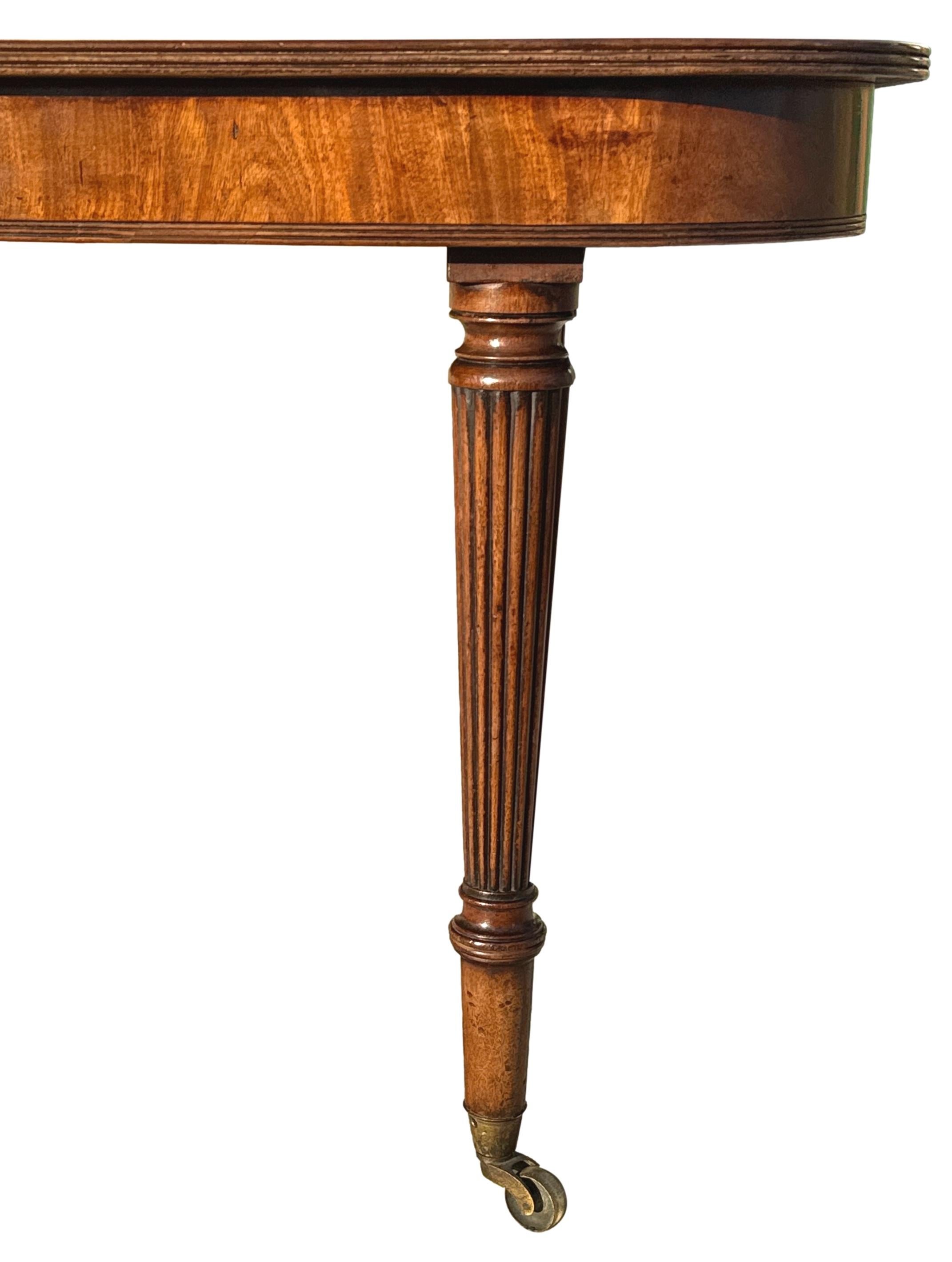 Regency Mahogany Imperial Action Extending Dining Table 2