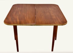 Regency Mahogany Inlaid Games Table