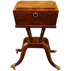 Regency Mahogany Inlaid Workbox