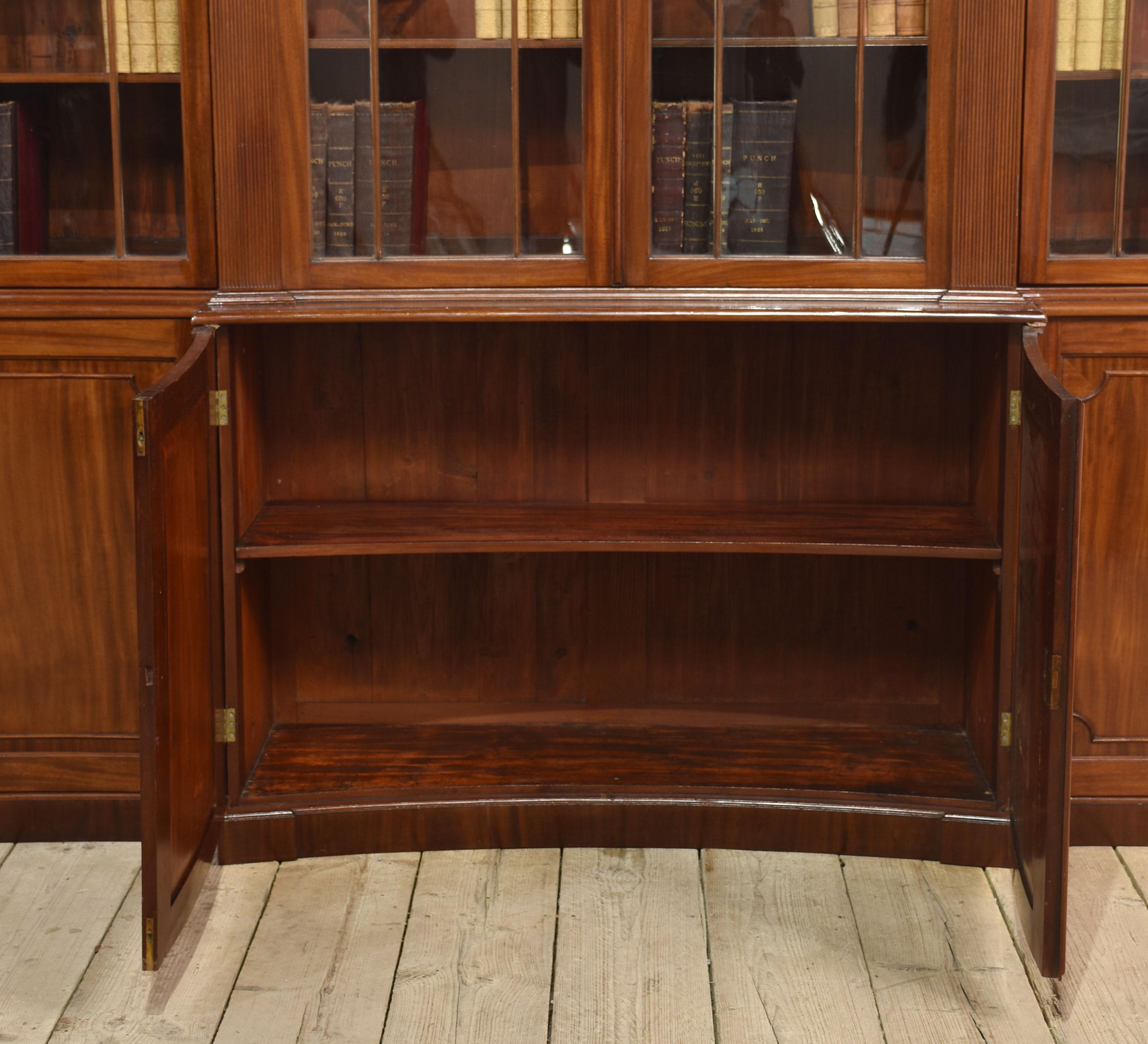 Libreria Regency in mogano in vendita 4