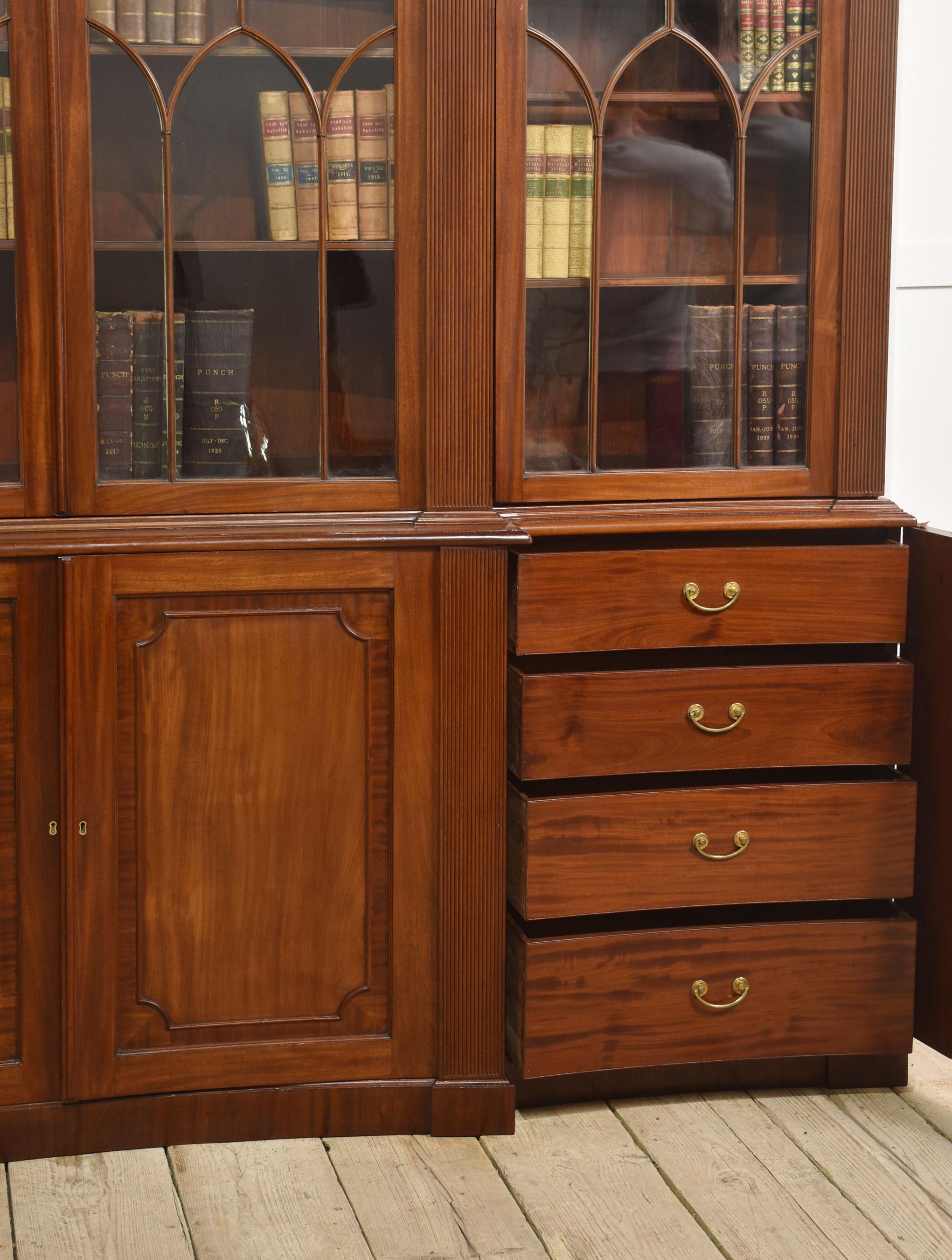 Libreria Regency in mogano in vendita 2