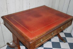Regency Mahogany Library Table / Desk
