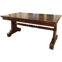 Regency Mahogany Library Table