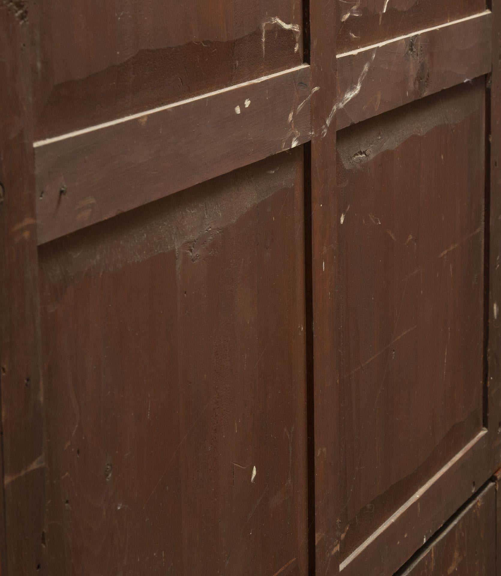Regency Mahogany Linen Press For Sale 5