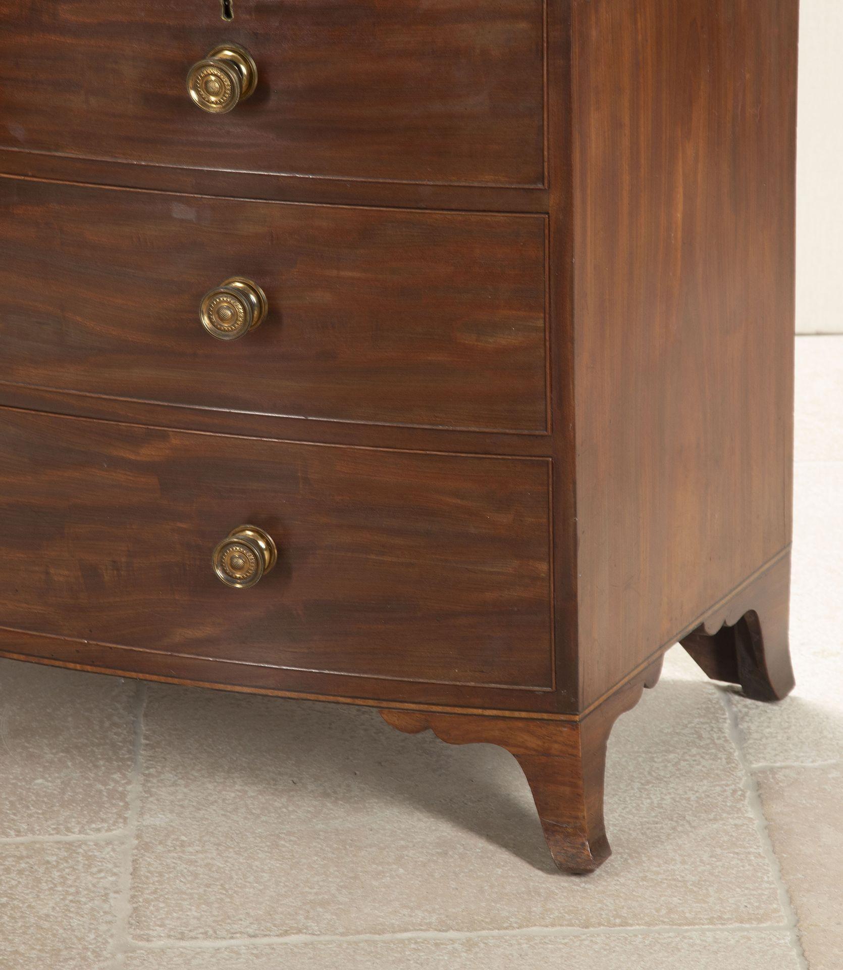 Regency Mahogany Linen Press For Sale 3