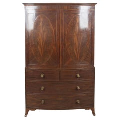 Regency Mahogany Linen Press