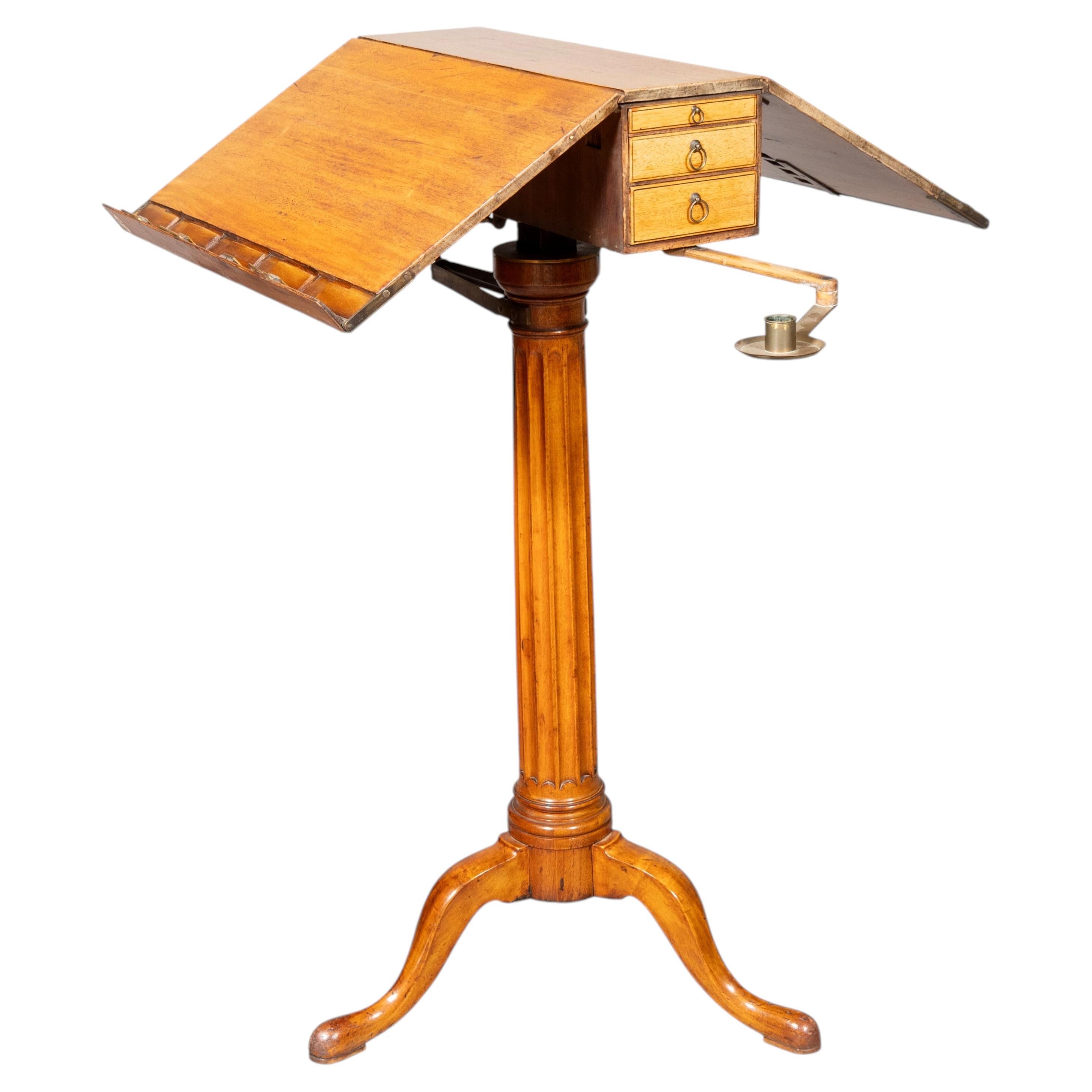 Regency Mahogany Mechanical Duet Music Stand For Sale