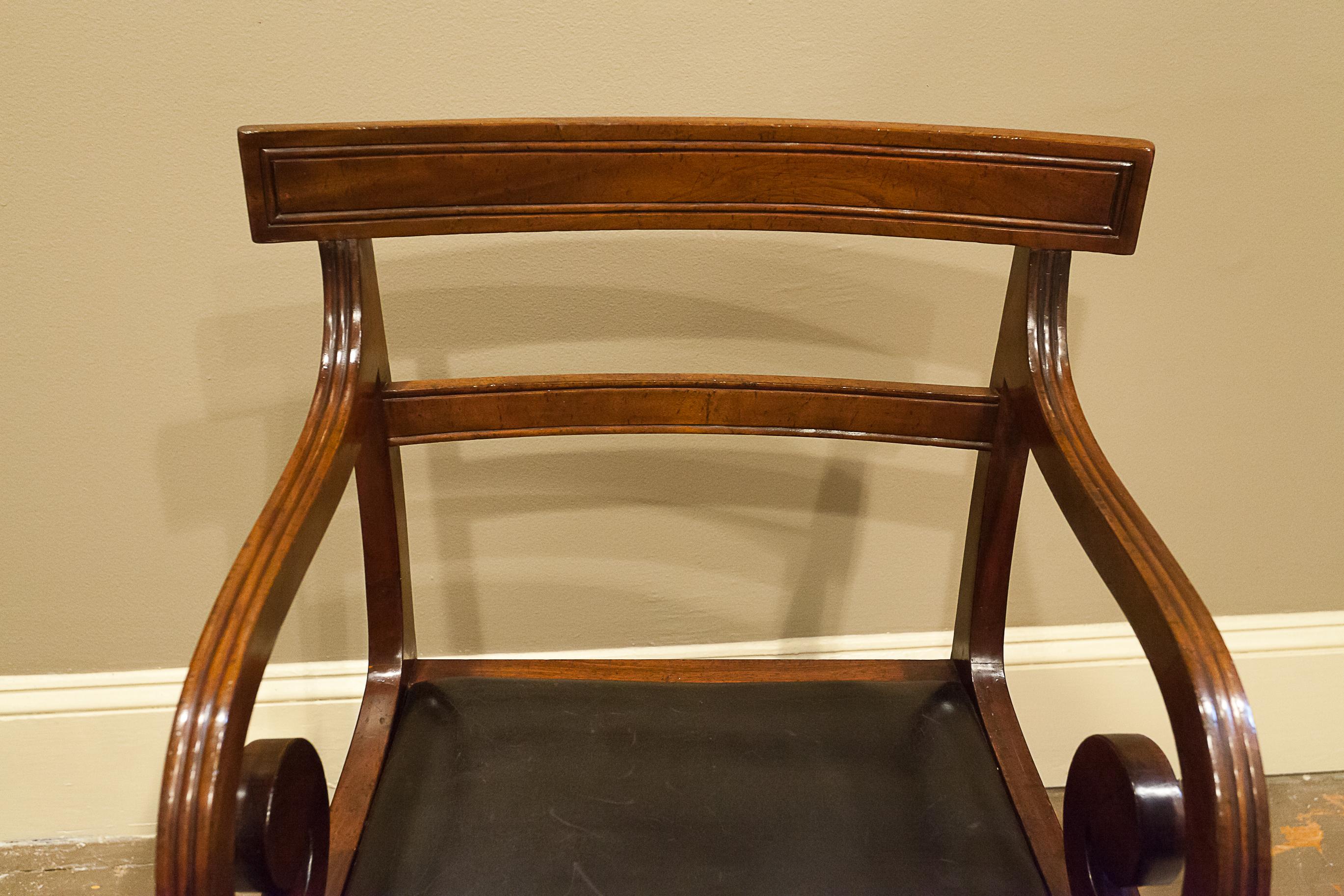 Regency Mahogany Metamorphic Chair, England, circa 1810 6