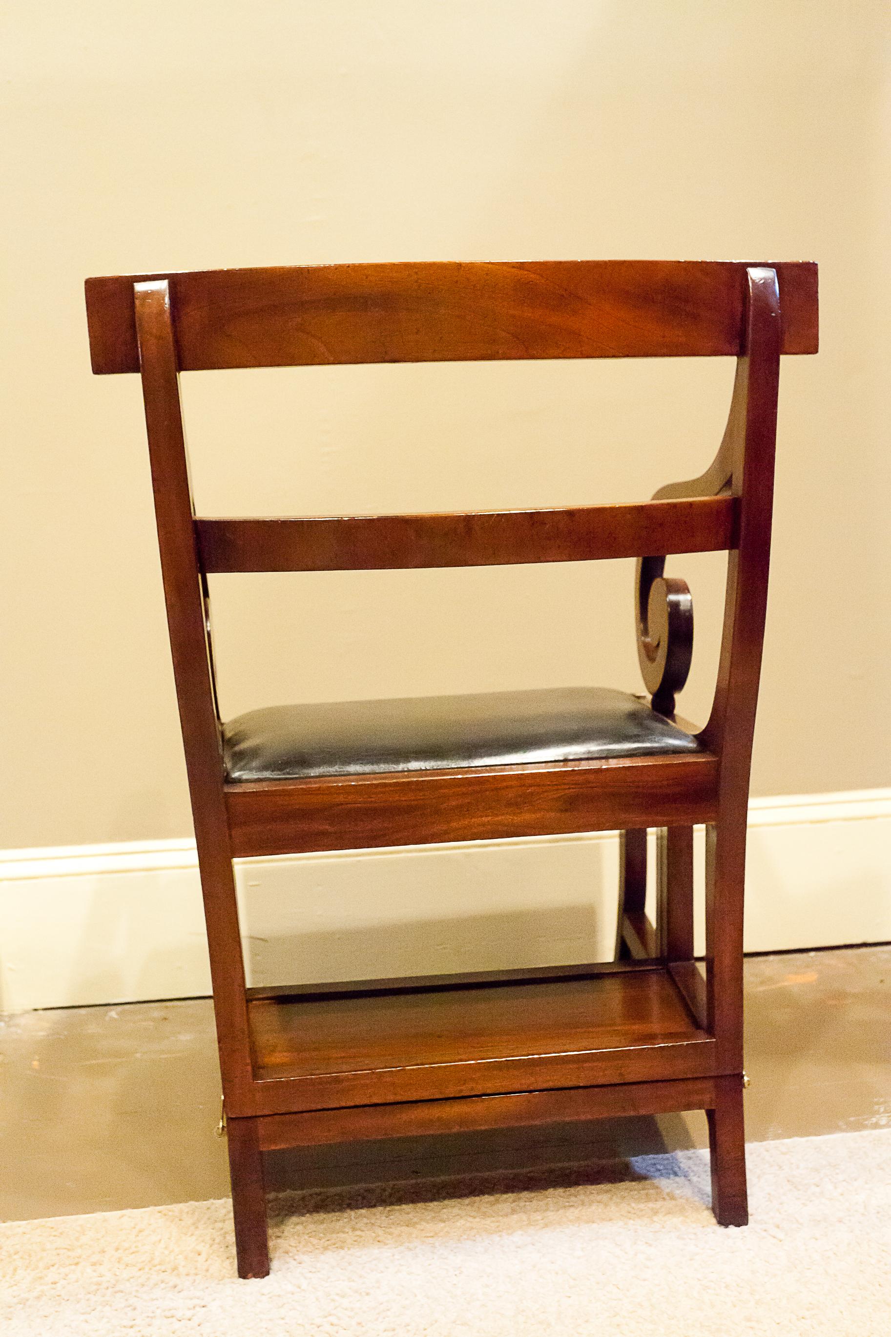 Regency Mahogany Metamorphic Chair, England, circa 1810 7