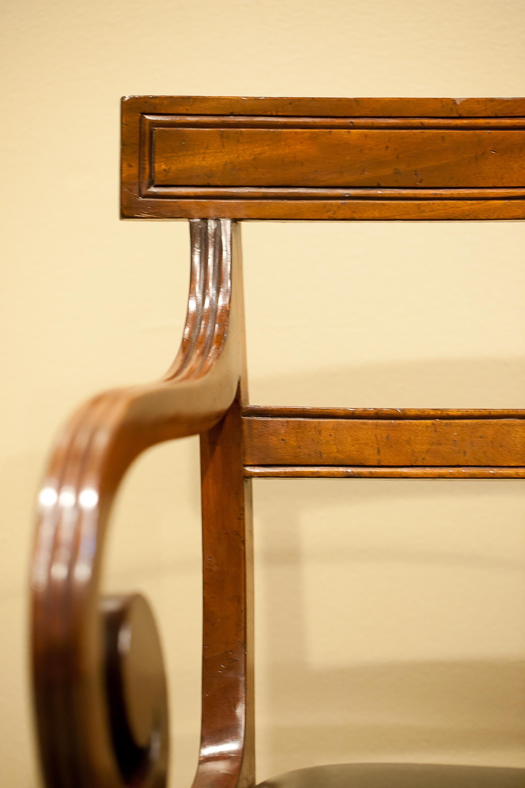 Regency Mahogany Metamorphic Chair, England, circa 1810 8