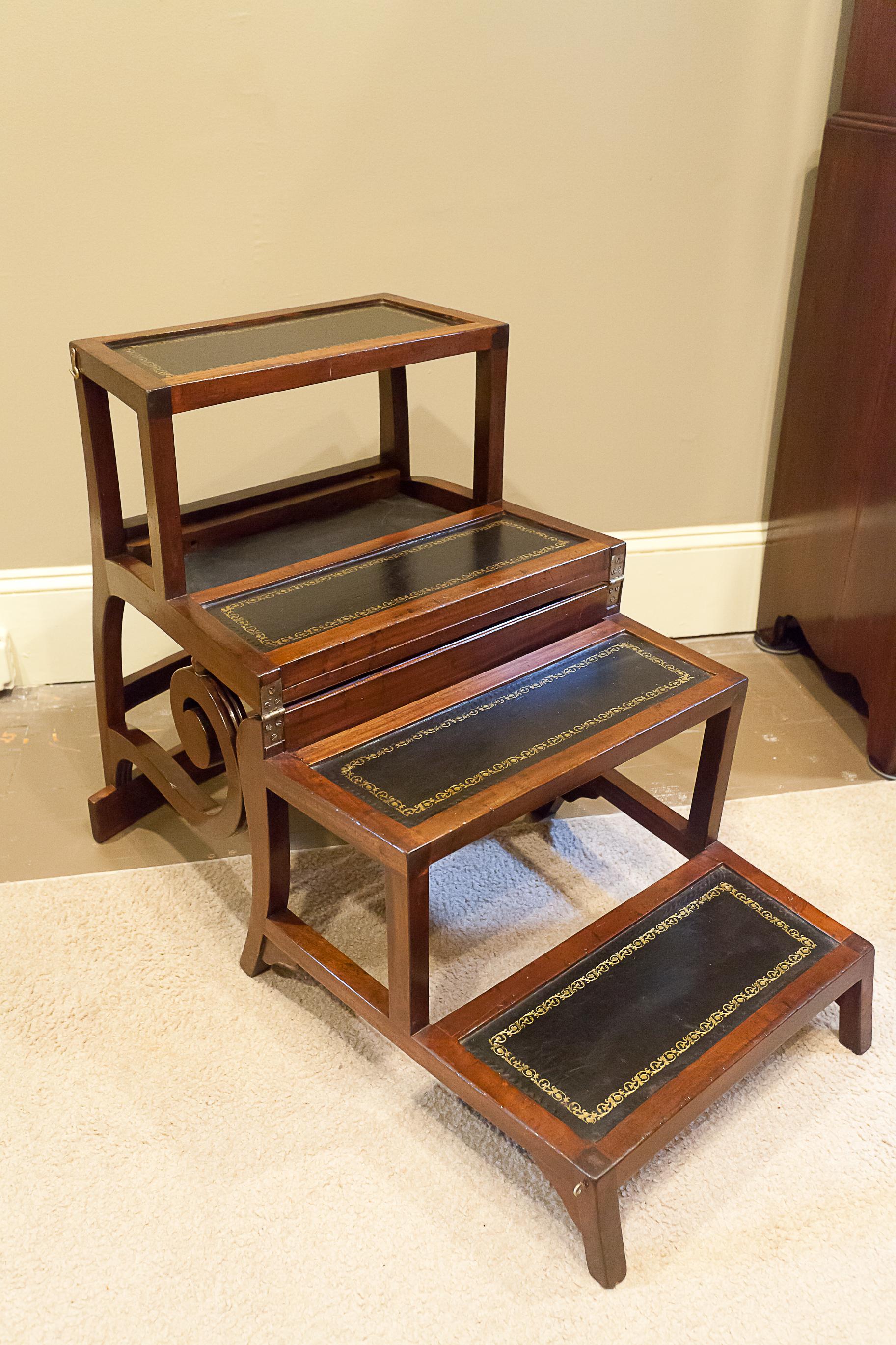 Regency Mahogany Metamorphic Chair, England, circa 1810 1