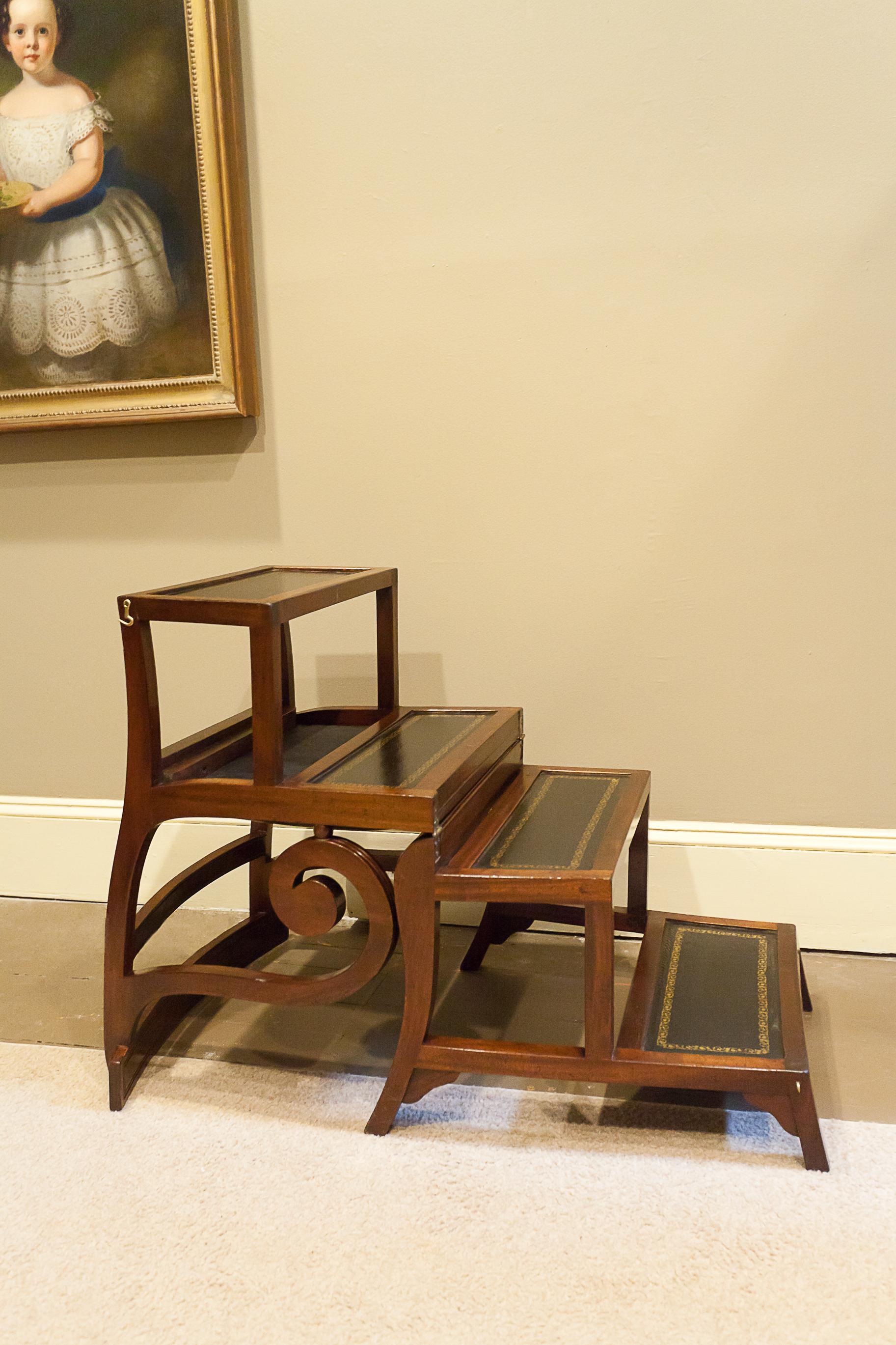 Regency Mahogany Metamorphic Chair, England, circa 1810 2