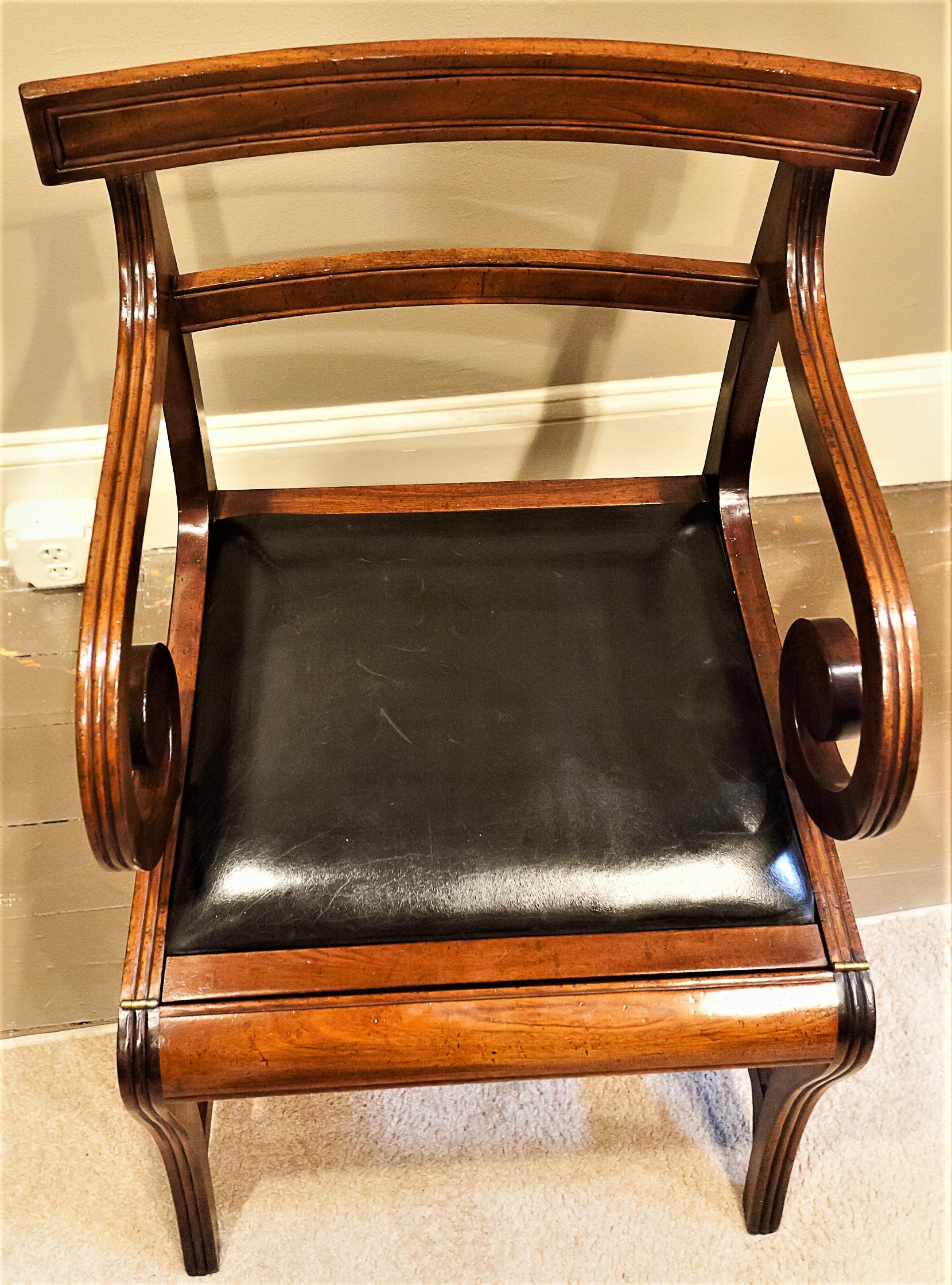 Regency Mahogany Metamorphic Chair, England, circa 1810 4