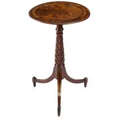 19th Century Antique English Regency Mahogany Occasional Tripod Table