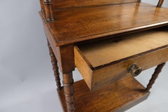 Regency Mahogany Open Bookcase