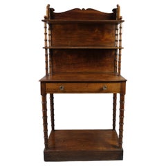 Regency Mahogany Open Bookcase
