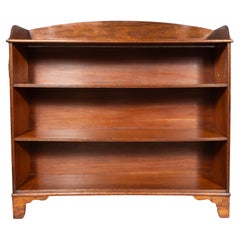 Bibliothèque ouverte Regency en acajou