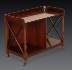 Regency Mahogany Open Front Low Table/Canterbury