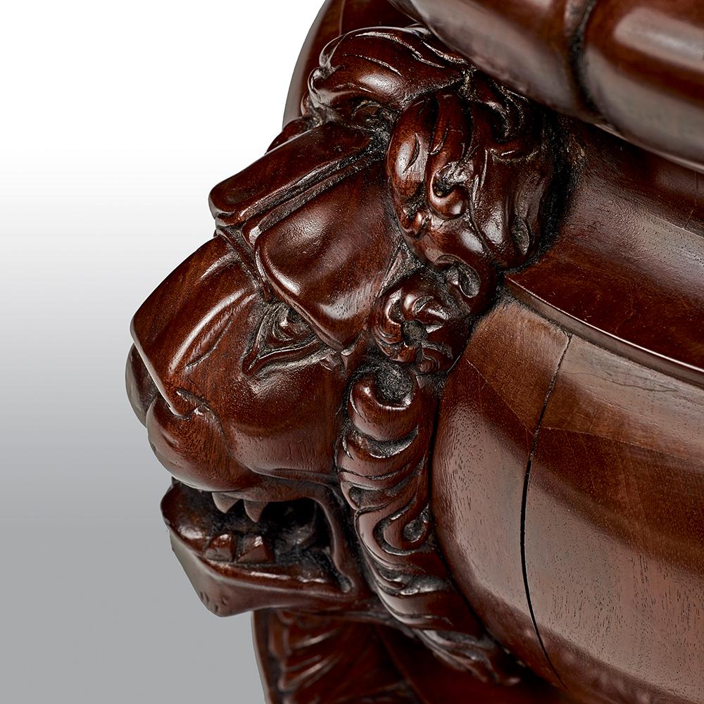 Regency Mahogany Oval Wine Cooler Attributed To Gillows For Sale 5