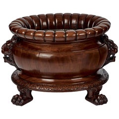 Regency Mahogany Oval Wine Cooler Attributed To Gillows