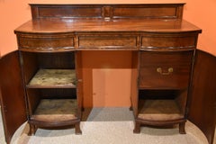 Regency Mahogany Pedestal Sideboard