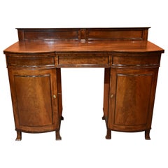 Regency Mahogany Pedestal Sideboard