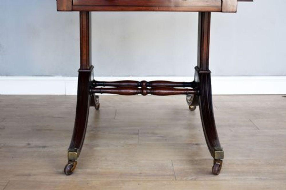 Regency Mahogany Pembroke Table For Sale 1
