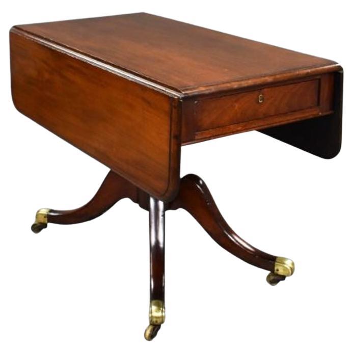 Regency Mahogany Pembroke Table For Sale