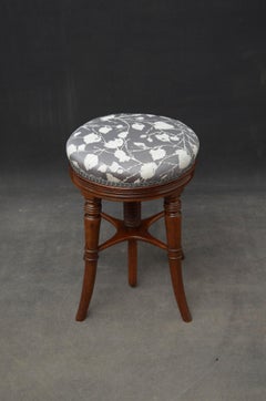 Regency Mahogany Piano Stool