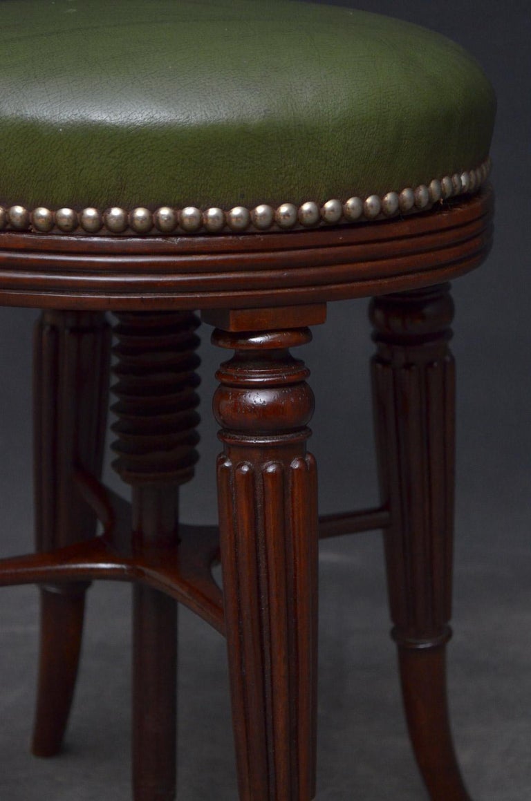 Regency Mahogany Piano Stool at 1stDibs regency stool, piano stools