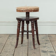 Regency Mahogany Piano Stool in the Manner of Gillows, c.1815
