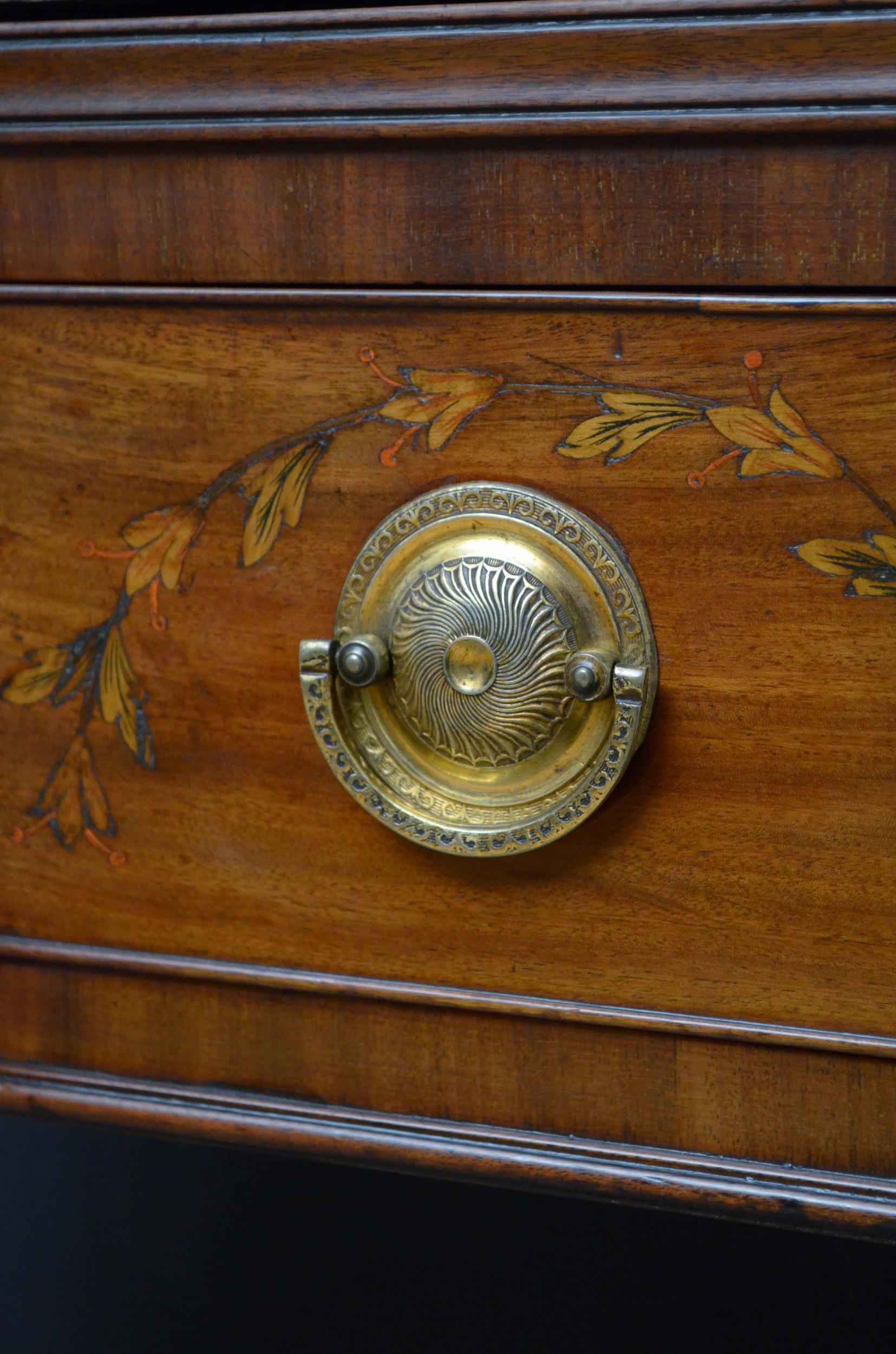 Regency Mahogany Roll Top Bureau 10