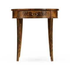 Regency Mahogany Round End Table