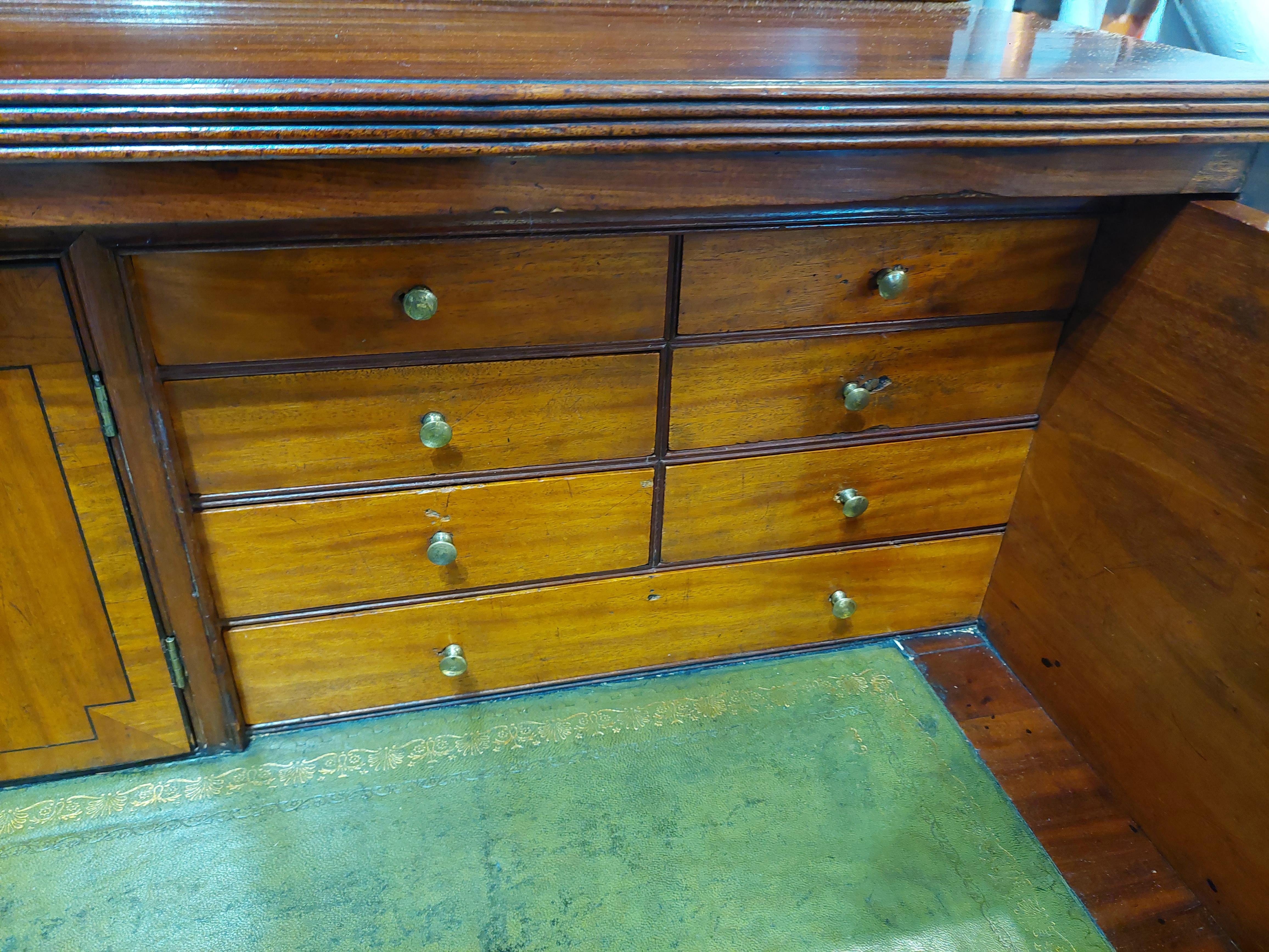 Libreria Secretaire Regency in mogano In condizioni buone in vendita a Altrincham, GB